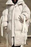 CHENPENG Gray Pleated Bubblegum Down Jacket CP20AWJ013